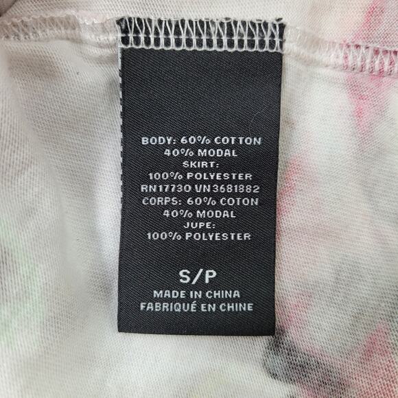 Prabal Gurung for Target Tropical Floral T-shirt Dress size S/P - Picture 8 of 10